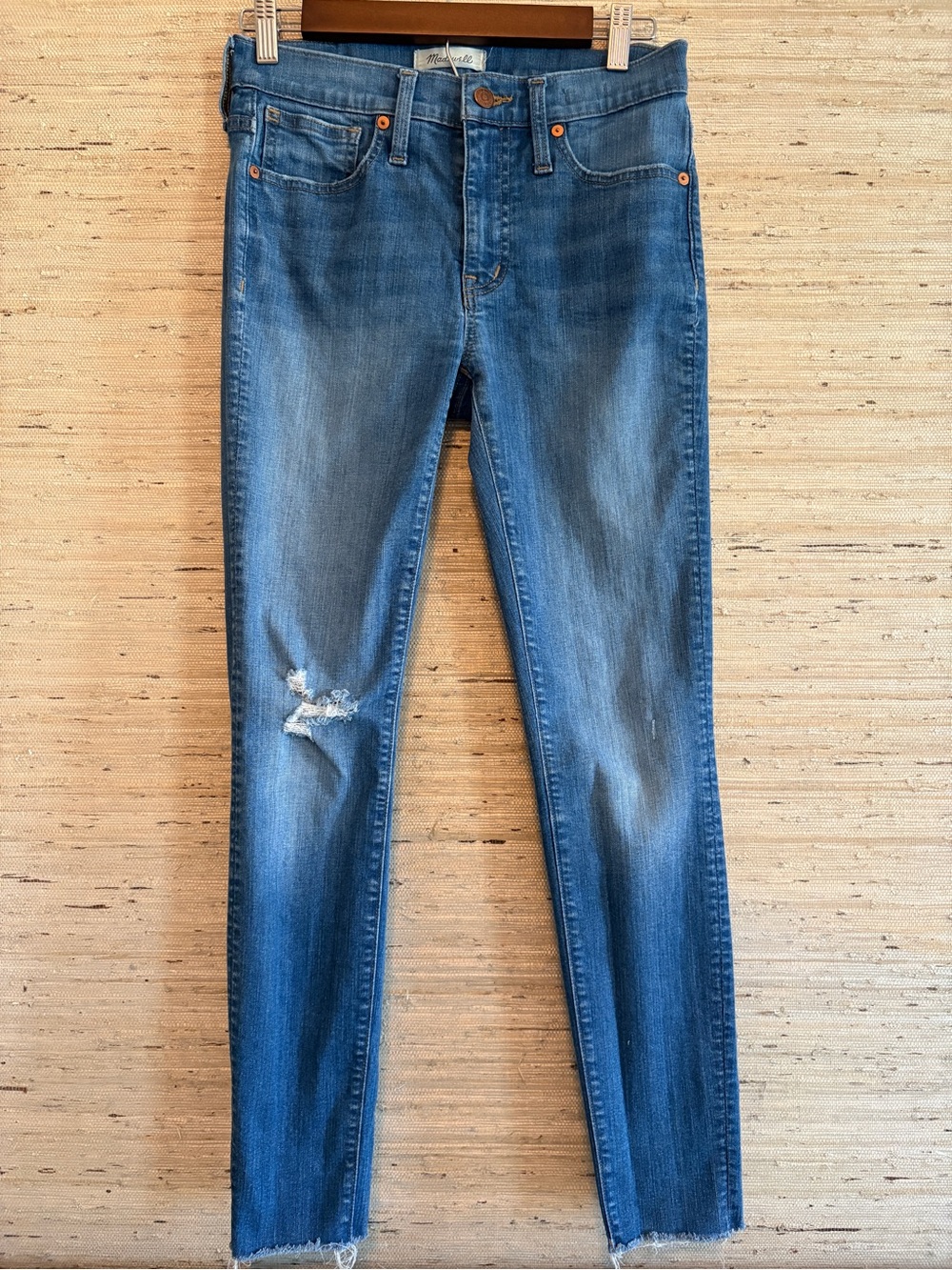 Madewell Mid Rise Skinny Jeana